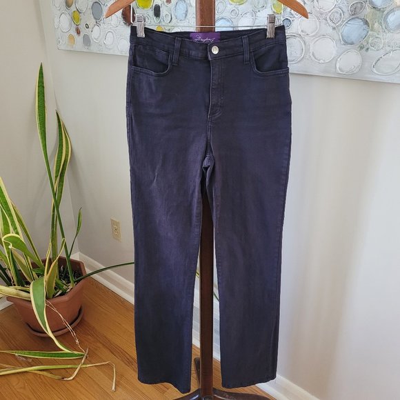 NYDJ Vintage Dark Grey Boot Cut Jeans US 2 - Picture 3 of 14